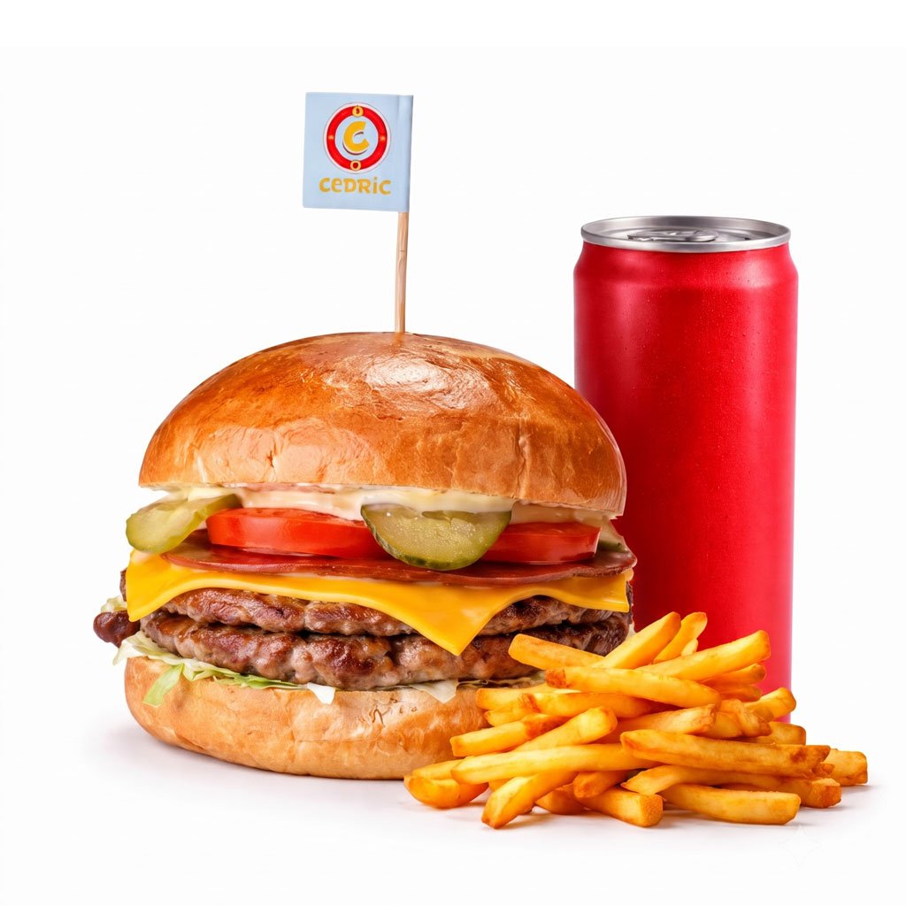 DEMI GLACE BURGER MENÜ