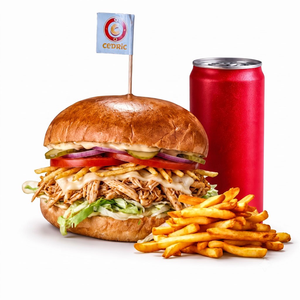 LIGHT BURGER MENÜ