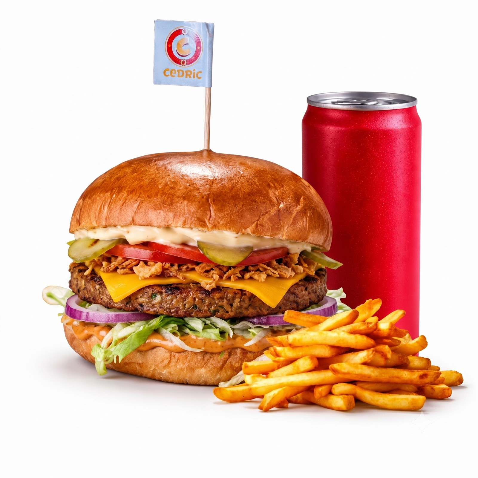 VEGAN BURGER MENÜ